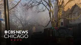 Large fire rages in Chicago's Ukrainian Village neighborhood