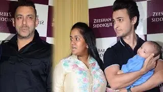 Salman Khan Attends Baba Siddique's Iftar Party With His Family