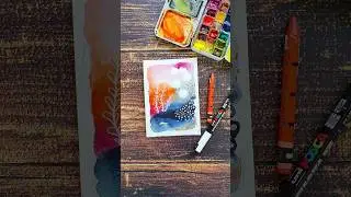 #icad 2 Abstract Watercolor and Mark Making #icad2023