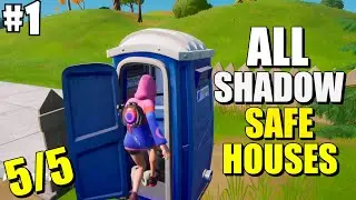 FIND SHADOW SAFE HOUSES 5/5 (FORTNITE)