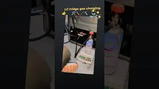 side by side door fridge gas charging..🛠️🪛👍🗿. LG. contact number 8375894340. technician ustad Asif.