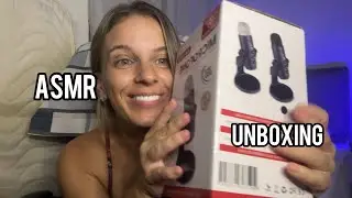 Asmr  unboxing - Microfone novo #asmrunboxing 