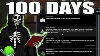 I Survived 100 DAYS As a NECROMANCER In RIMWORLD
