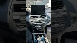 2008 Honda accord 10 inch CarPlay installation with backup camera