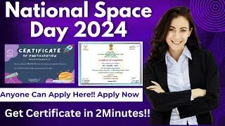 2Free National Space Day 2024 Certificates | National Space Day | Free Certificate