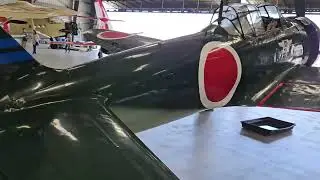 Zero, Mig17, Spitfire, Hellcat etc walkaround @ CAF Camarillo hangar 5-11-24