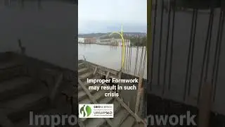 Failure in Formwork of Concrete Slab 😱/ Geoscience Engineering 00961 76 885 883