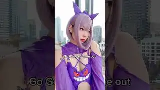 Gengar cosplay😈💜 #gengar #pokemon #cosplay #cosplayer