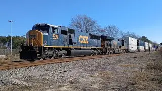 CSXT 4796 SD70MAC Leads CSX Train I138 At Hanahan SC On The A Line 