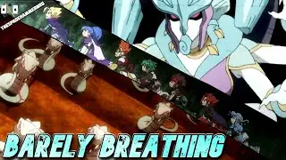 Heroes Legend of the Battle Disks Amv: Unknown Snake Guardian vs Heroes - Barely Breathing [Full]