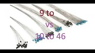 String gauge comparison - 9 to 42 vs 10 to 46