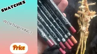 AFFORDABLE LIP PENCILS/ Lipstick pencils in just 70Rs 😳
