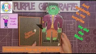 Friendly, Green Monster Pop-up Card Tutorial