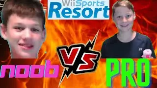 Wii Sports Resort - NOOB VS PRO!