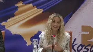 Rita Ora në konferencë për media (Drejtpërdrejt)