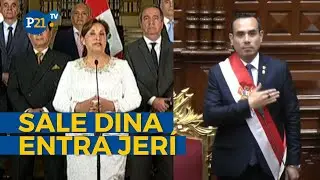 José Jerí asume presidencia / último pronunciamiento de Dina Boluarte