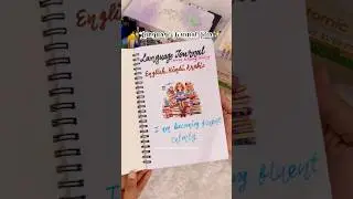 Language Journal Ideas for beginners #shortvideo #journaling #language #shortsfeed #shorts