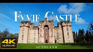 Exploring Fyvie Castle in 4K: A Scenic Walk Through Scotland's Countryside