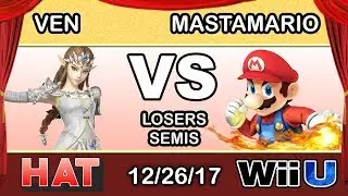 HAT 2 - SUGOI | ven (Zelda) Vs. MastaMario (Mario) Losers Semis - Smash 4