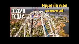 1 Year Anniversary of Hyperia being crowned the UK&rsquo;s Tallest Roller Coaster