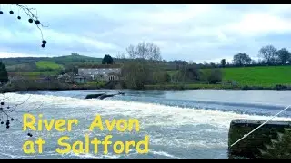 The weir at Saltford on the River Avon