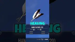 Hawk Feathers: Nature's Healing Secret! #elderscrolls #bethesda #skyrim #gaming #secrets #rpg