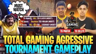Aggressive Situation In Tournament Total Rush 🤬 | Total Gaming Es | Rocky & Rdx