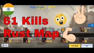 [COD Mobile] 61 Kills Rust Map Hardpoint Map | ScaryDrake