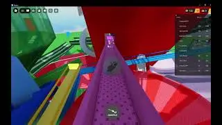 Jadę wszystkimi zjeżdżalniami w bańce w roblox!