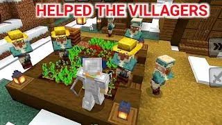 I HELPED THESE HOMELESS VILLAGERS | MINECRAFT GAME | HINDI ME #3