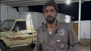 ‏عبدالله الرشيدي ورشته مضيف لزبائنه ويقدم الاستشارات مجانا بميكانيكا ‏السيارات في الحائط‬⁩ ‬#حائل 
