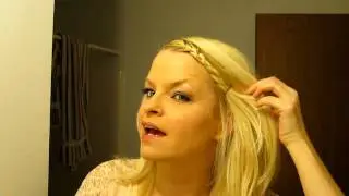 Lauren Conrad Side Braid Inspired Hairstyle