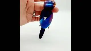 Recycled cutlery Heat-painted Spoon Bird. 🖤