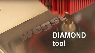 diamond engraving on stainless steel - cnc wegstr