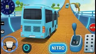 Mega Ramp Bus Stunts 2025 🚍 Impossible Sky Bus Racing Challenge | Bus Simulator - Android Gameplay