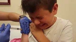 Kid Temper Tantrum Gets A Flu Shot [ Original ]