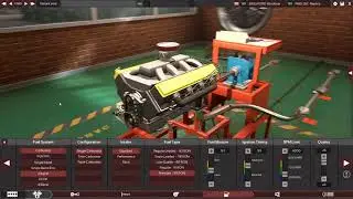 1980's 302ci Ford Windsor V8 Replica in Automation Game in 4K.
