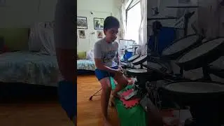 Playing Drums for some funny Chinese guy singing the ruby Chan song #music #fadedwell #edmmusic