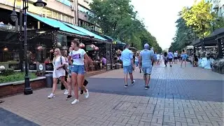 Walking in Sofia 2021 Summer in Bulgaria - Vitosha Main Street Walk - Витоша булевард София България