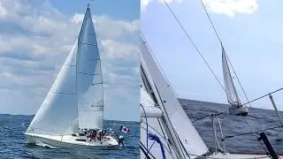 Sailboat Racing on a Kirby 25, a high performance racing boat, on Lake Ontario - Season 4 Ep 8