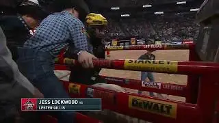 Lester Gillis shows Jess Lockwood who is boss