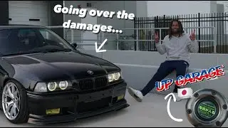 INSTALLING PARTS I BROUGHT FROM JAPAN ON MY BMW E36!! + OSW drift event Damages.