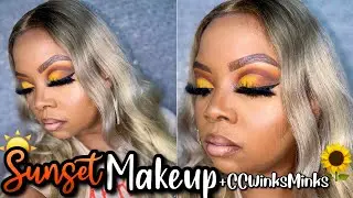 Dramatic Sunset Makeup Tutorial | CC Winks Minks Lashes