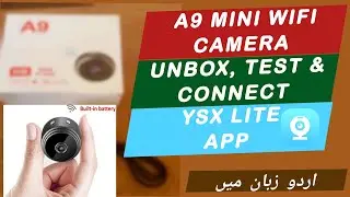 A9 mini camera | how to connect a9 mini camera to phone | how to connect a9 camera with ysx lite app
