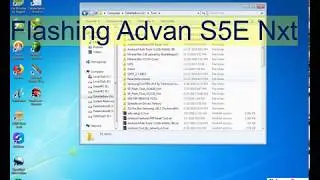 Cara Flashing Advan S5E Nxt