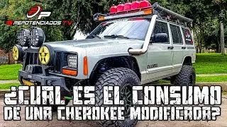 ¿CUAL ES EL CONSUMO DE UNA CHEROKEE MODIFICADA? | UN DIA EN BOGOTÁ CON LA CHERO XJ