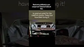 Adding Two Extra Childbeds into any Swivel-Seat Campervan is Easy! #familyvanlife #campervanfamily