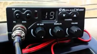 cbradio Midland M Zero  nowość 2015 TEST z Firestik FL3 MAG