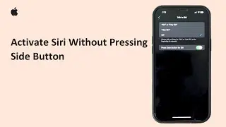 How To Activate Siri Without Pressing Side Button 2025 | Enable Hey Siri Hands-Free On iPhone