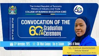 CBE | CONVOCATION OF THE 60TH GRADUATION CEREMONY